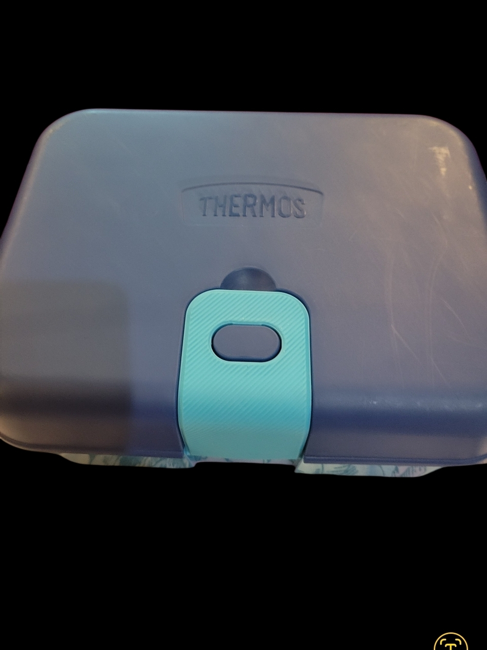 Thermos Blue Lunch Box with Aqua Clip
